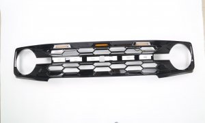 Ford Bronco Custom Grille - Sport Style w/ LED Lights - Matte Black Finish Ford Bronco Custom Grille - Sport Style w/ LED Lights - Matte Black Finish